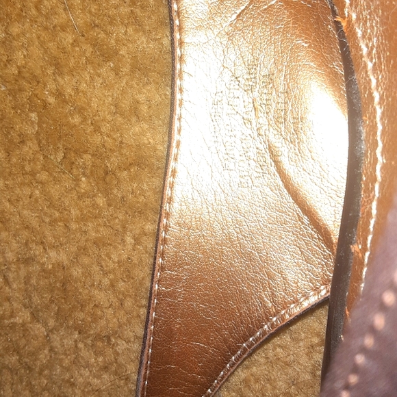 Women's Slingback High Heels SJD Size 7 Rich Brown - Picture 8 of 8